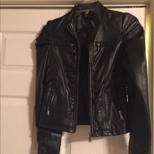Faux Leather Jacket
